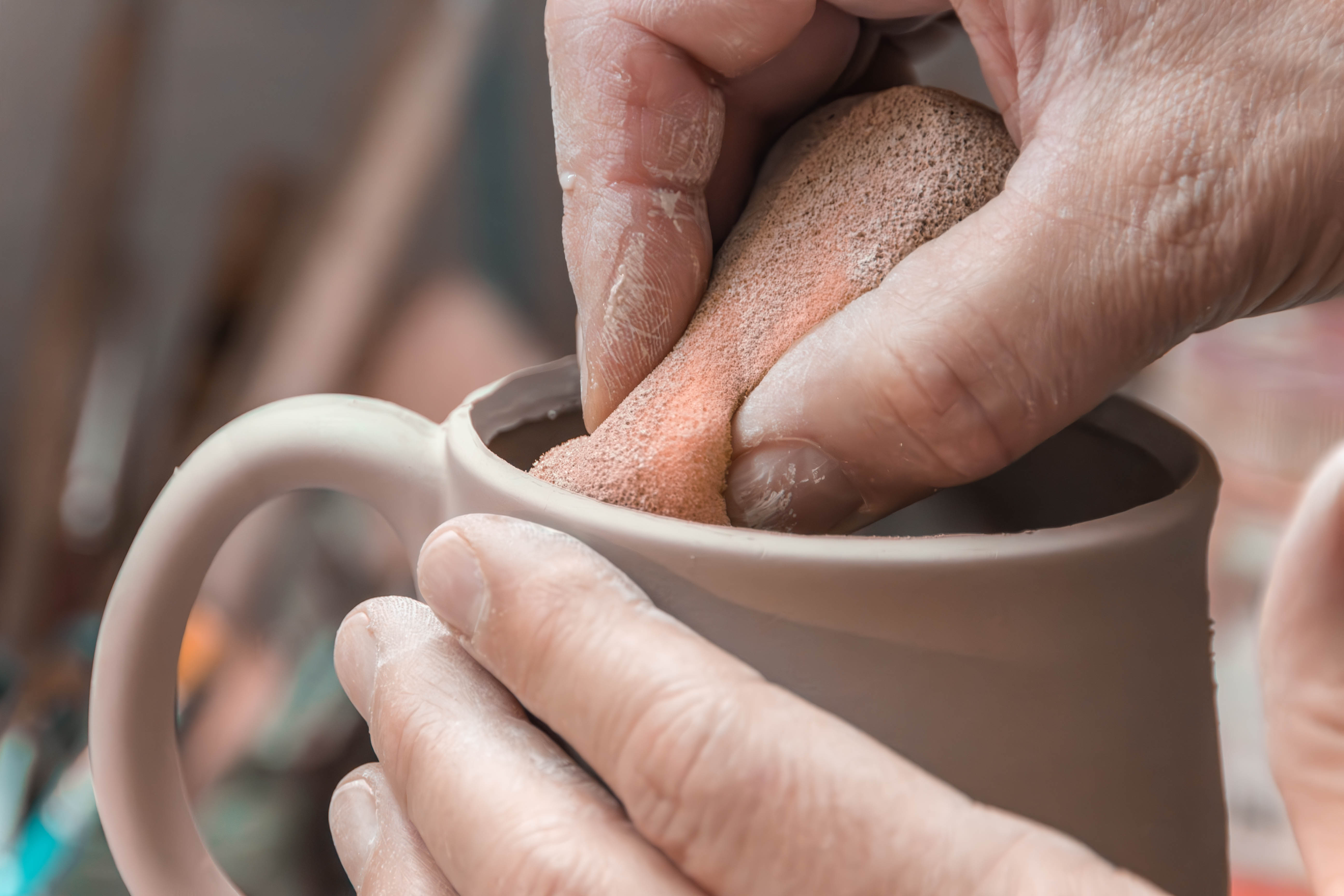Fertigung von Keramiktassen